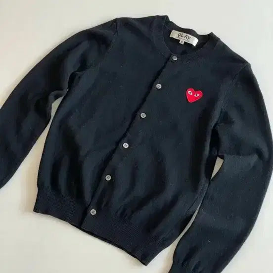 [BUNJANG] Comme des Garçons Black Cardigan Size S / 꼼데가르송 블랙 가디건 s사이즈