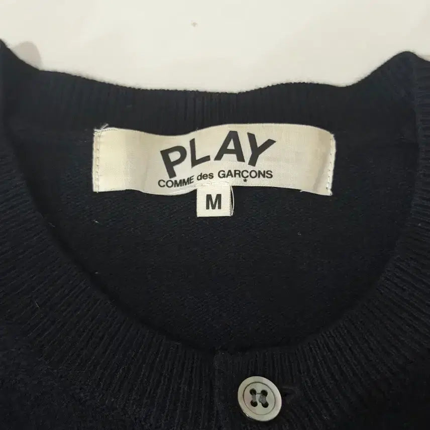 [BUNJANG] Comme des Garçons Black Cardigan Size S / 꼼데가르송 블랙 가디건 s사이즈