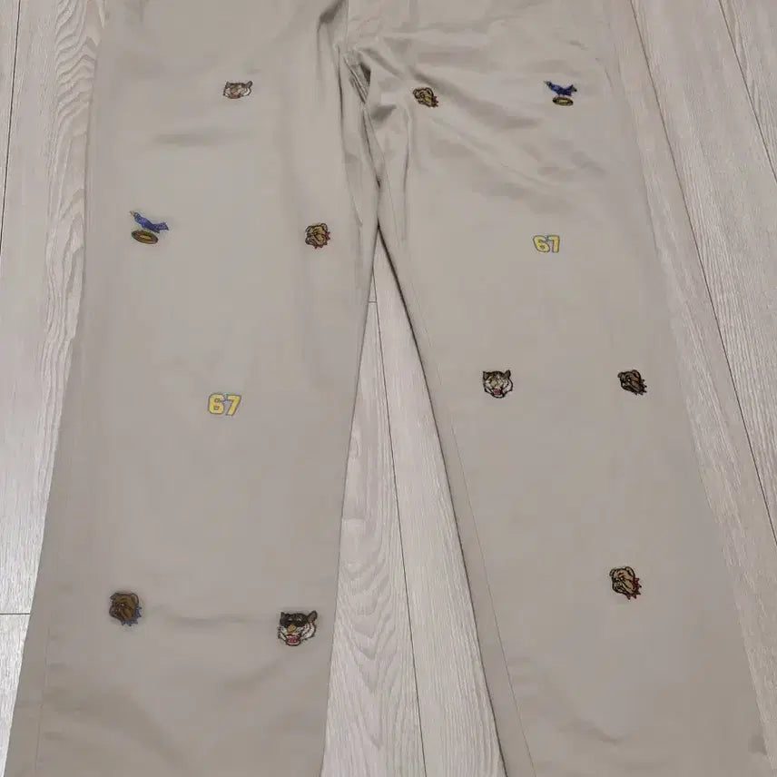 [BUNJANG] Polo Tiger Embroidery Trousers / 폴로 바지