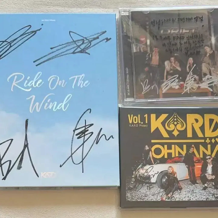 [SOLD OUT] KARD 카드 싸인 앨범 디지털싱글 비매앨범 bulk rare