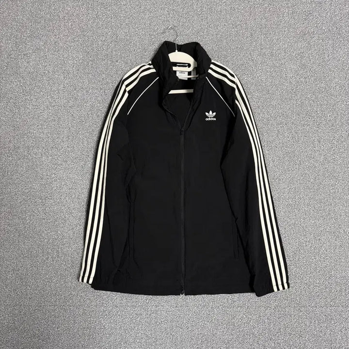 [BUNJANG] Adidas Firebird Windbreaker Jacket Black 2XL / 아디다스 파이어버드 바람막이 윈드브레이커 블랙 2XL SST