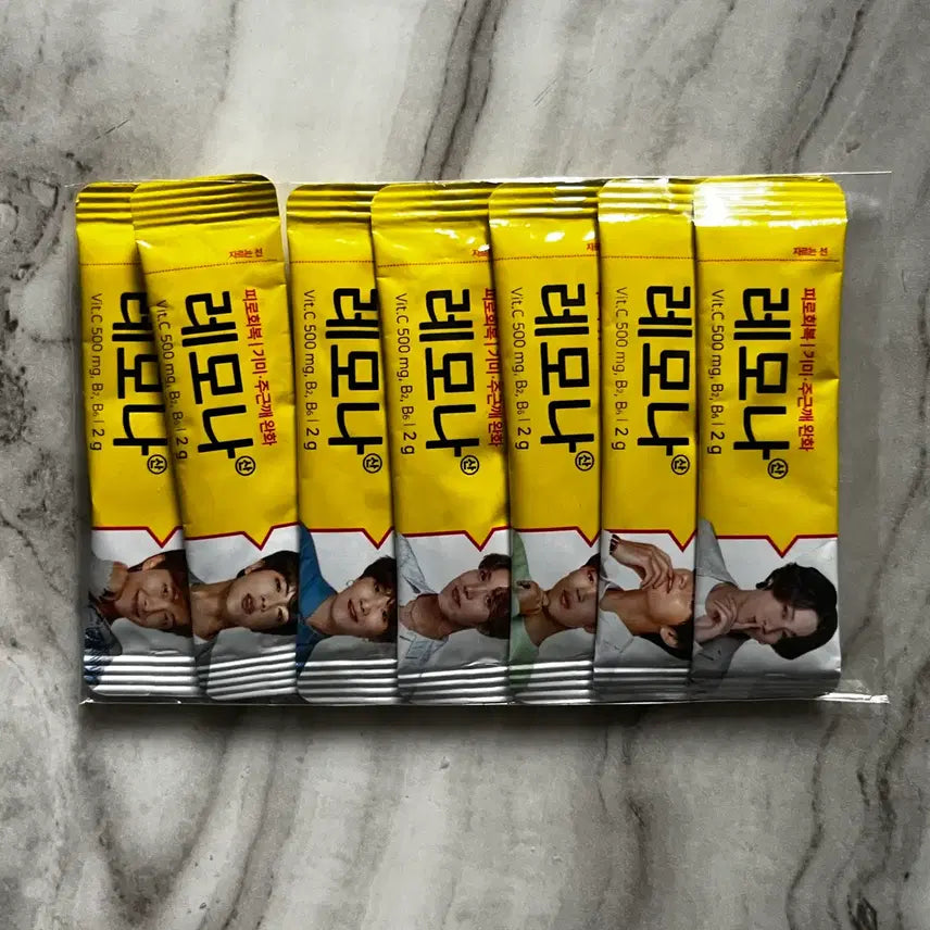 [BUNJANG] BTS Lemonade Vitamin C Merch Bundle Set / BTS 레모나 비타민C 굿즈