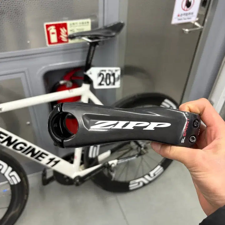 [BUNJANG] Zipp Sprint 130mm Older Model White Decal Stem / 짚 스프린트 구형 130mm 흰데칼 판매 교신