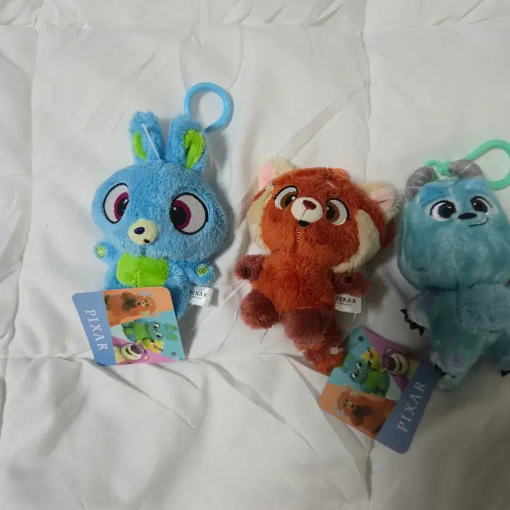[BUNJANG] Disney Pixar Fluffy Keyring Doll Bundle / 픽사 인형 버니 디즈니 플러피 키링 랏소 더키 인형모음 열쇠고리
