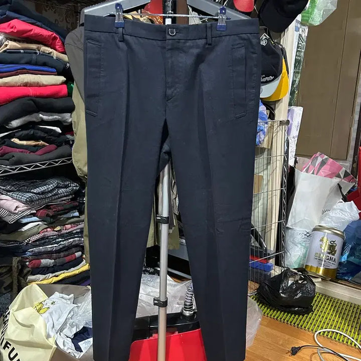 [BUNJANG] Solid Homme Cotton Poly Blend Slacks / [34]솔리드옴므 코튼 폴리 혼방 슬렉스