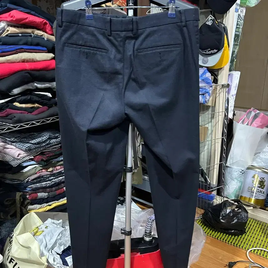 [BUNJANG] Solid Homme Cotton Poly Blend Slacks / [34]솔리드옴므 코튼 폴리 혼방 슬렉스