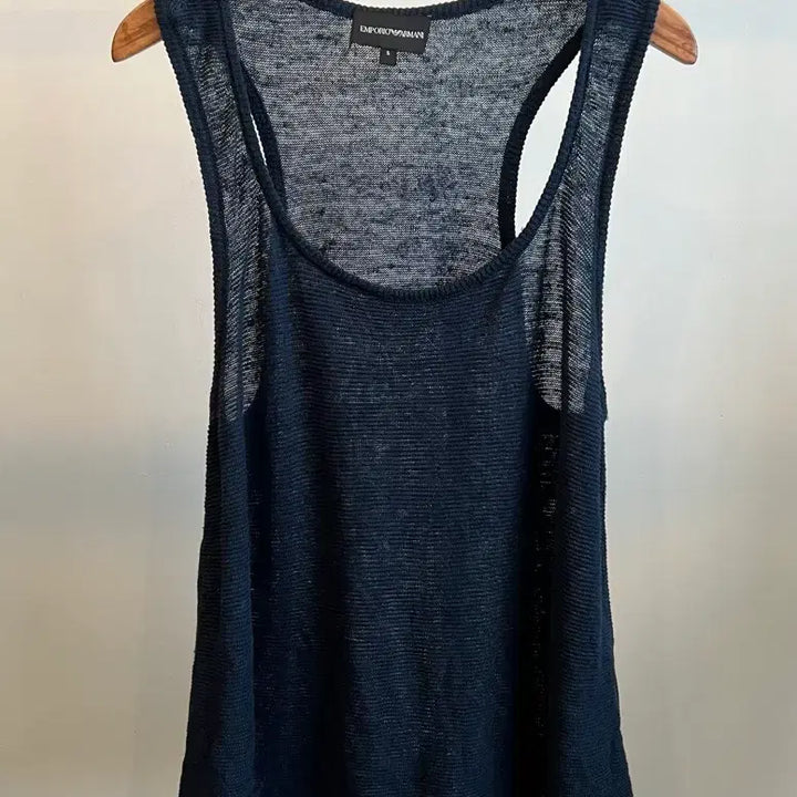 [BUNJANG] Emporio Armani Linen Tank Top / 엠포리오 알마니 린넨 탱크탑(정품)