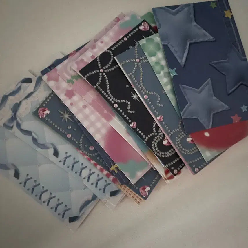 [BUNJANG] Binder Refills with Pink Ribbon Design (45 Sheets) / 바인더 대지