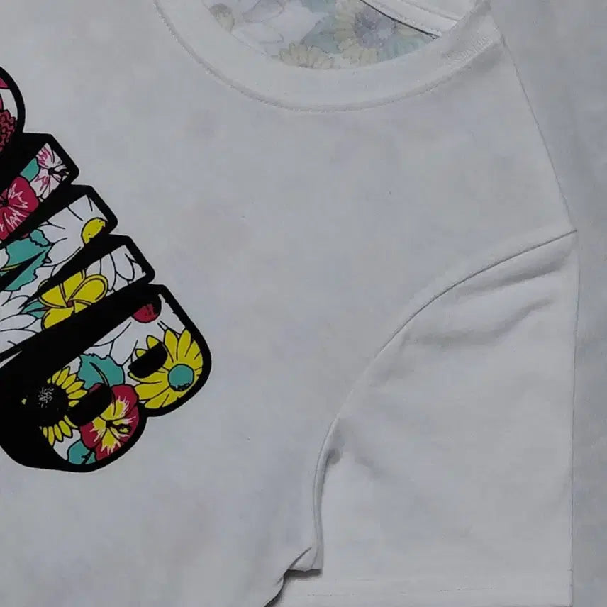 [BUNJANG] Rodeo Crowns Wide Bowl (RCWB) Flower Pattern Reversible Graphic T-Shirt / [S] 로데오 크라운즈(RCWB) 플라워 패턴 반전 그래픽 티셔츠