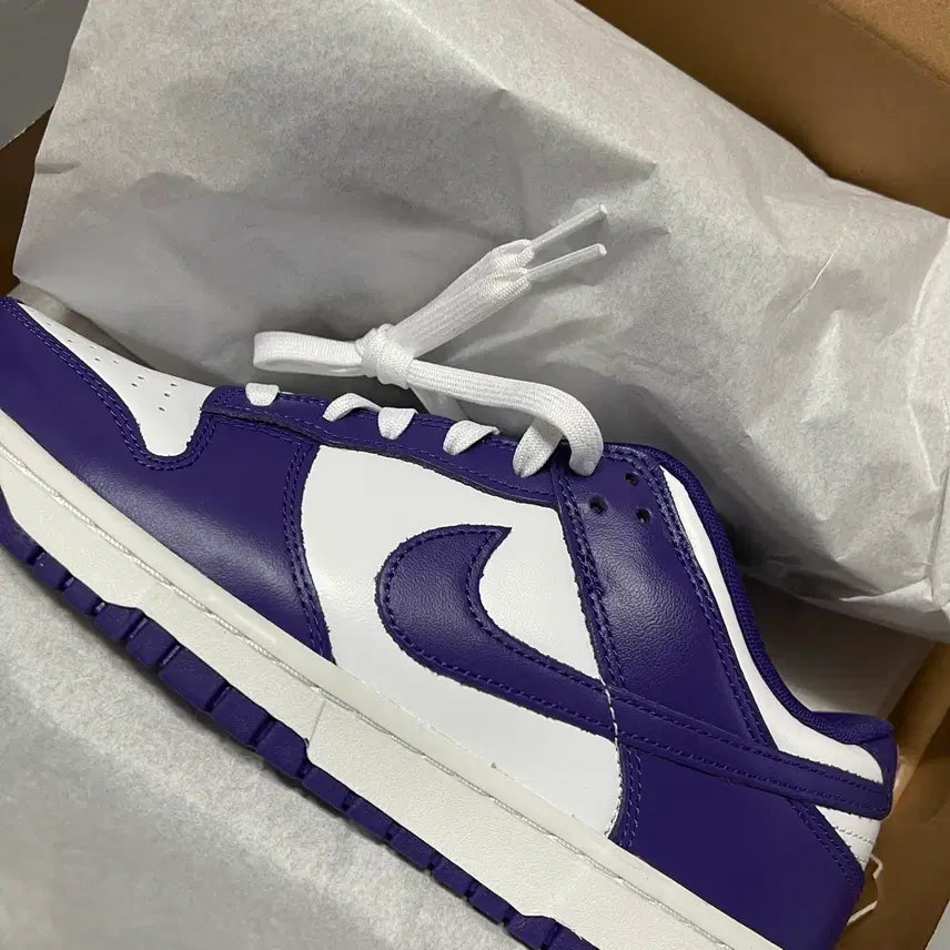 [BUNJANG] Nike Dunk Low Purple US 9.5 New / 나이키 덩크 로우 보라 275사이즈 새제품