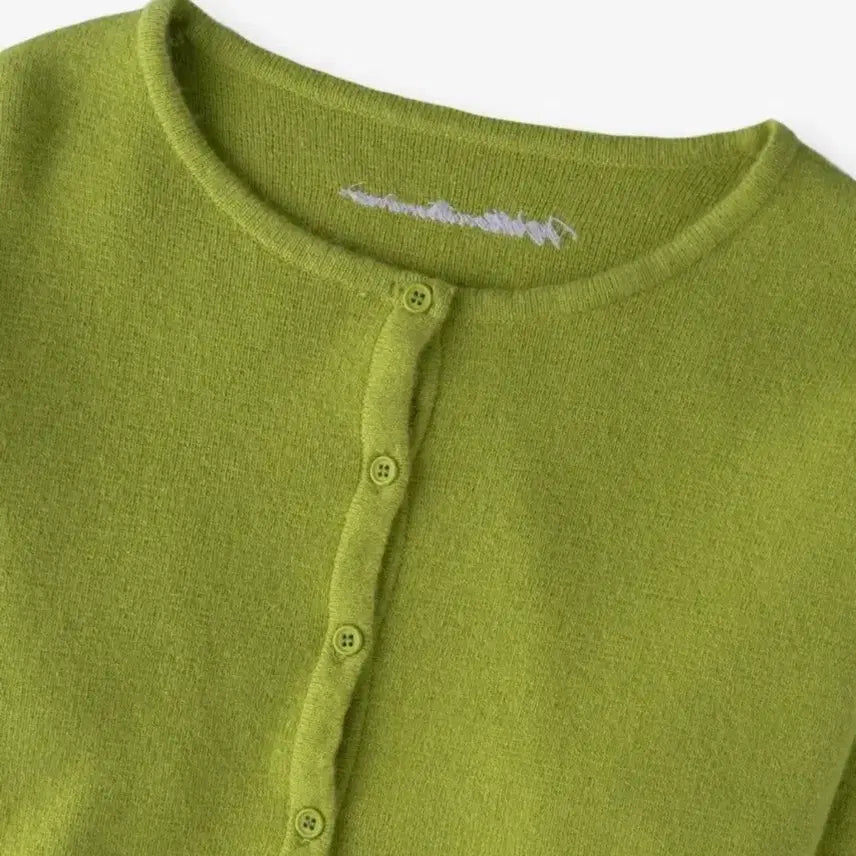 [BUNJANG] Without Summer Olive Cardigan / 위드아웃썸머 올리브 가디건