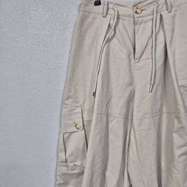 [BUNJANG] Nylon Cotton Cargo Wider Jogger Pants (Size 66-77) / 나일론면 카고 와이더 죠거팬츠 66~77