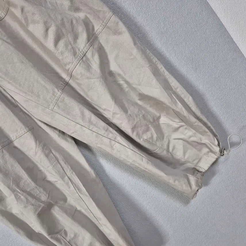 [BUNJANG] Nylon Cotton Cargo Wider Jogger Pants (Size 66-77) / 나일론면 카고 와이더 죠거팬츠 66~77