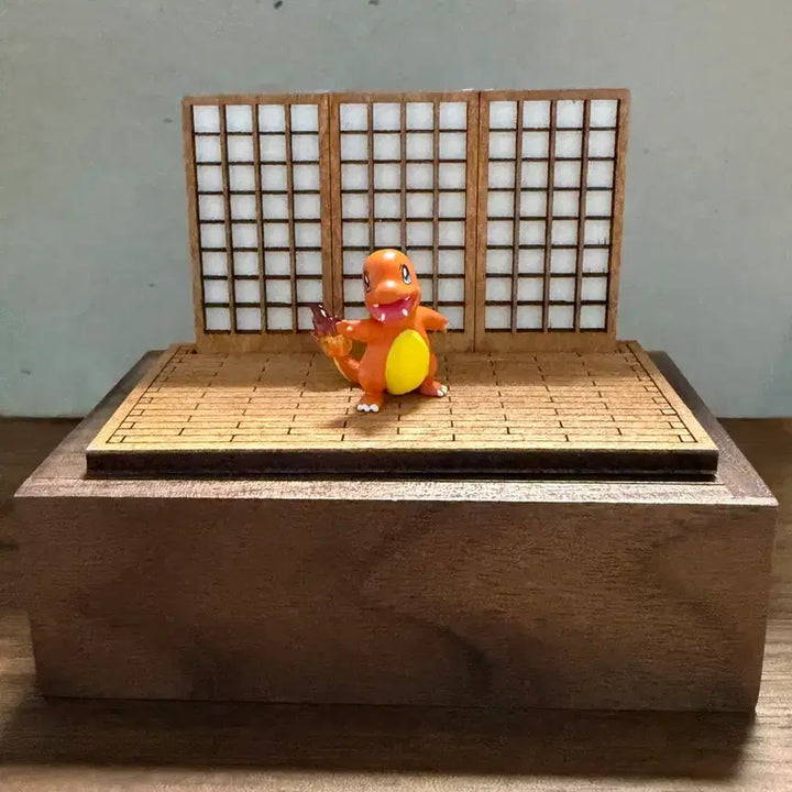 [BUNJANG] 1/64 Scale Miniature Japanese Style Wooden Diorama for Custom LEGO Minifigures / (최종인하)1/64 미니어쳐 커스텀 레고 미니 피규어 전용 목재 일본풍 디오라마