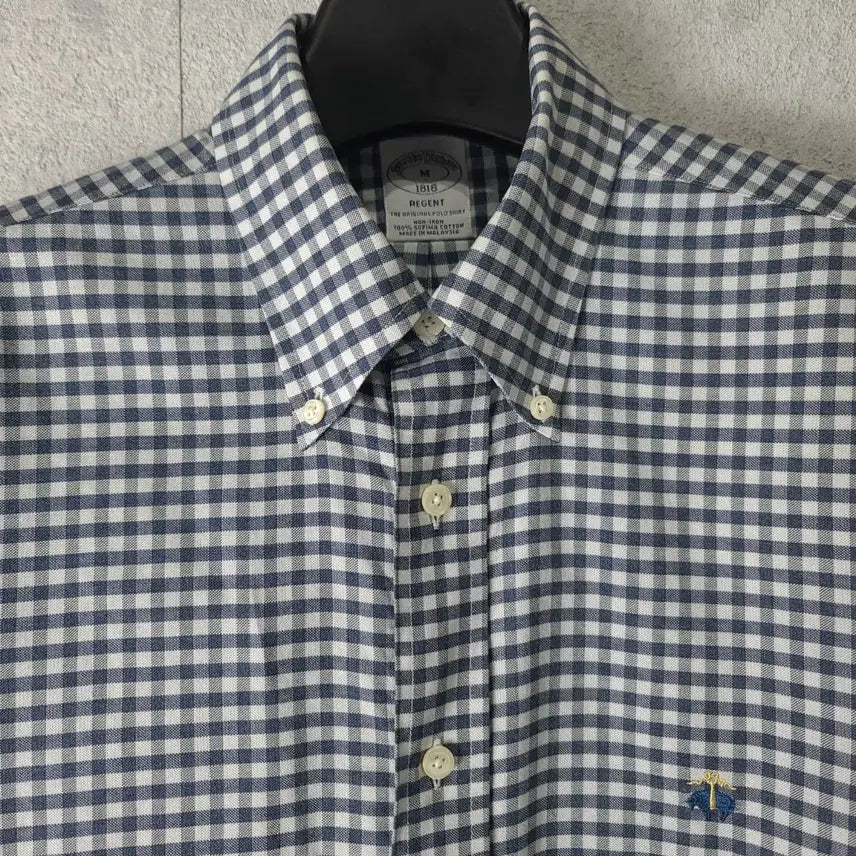 [BUNJANG] Brooks Brothers Supima Cotton Check Shirt M / 브룩스브라더스 수피마코튼 체크셔츠 M