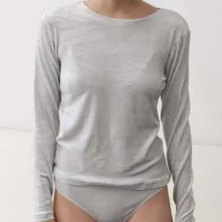 [BUNJANG] Baserange Omo Long Sleeve (XS, Light Grey) / 새상품 베이스레인지 Baserange Omo Long Sleeve