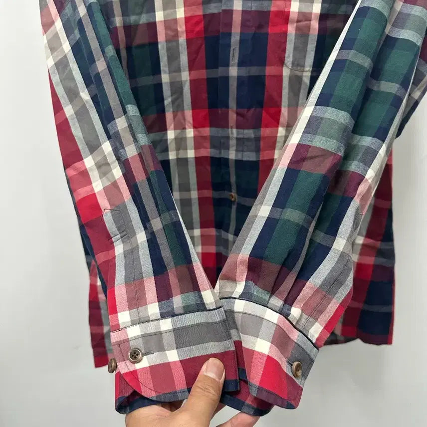 [BUNJANG] Daks Check Long Sleeve Shirt Size 100 / [만원 아라비아빈티지]닥스 체크 긴팔 셔츠 100