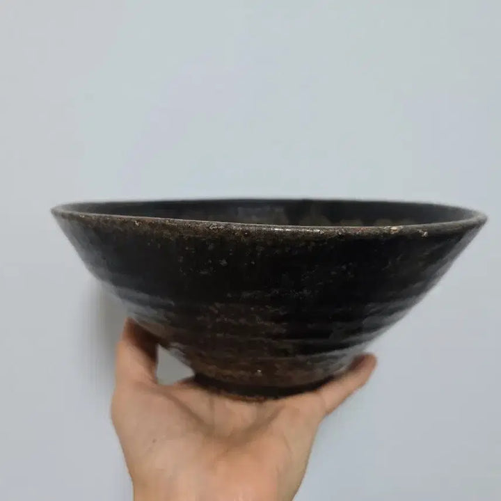 [BUNJANG] Chinese Black Glaze Funnel Antique / 중국 흑유 푼주 골동품