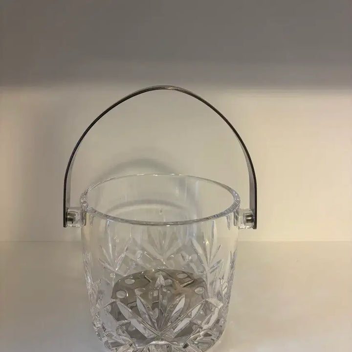 [BUNJANG] Vintage Crystal Ice Bucket with Handle / 빈티지 크리스탈 아이스 버킷