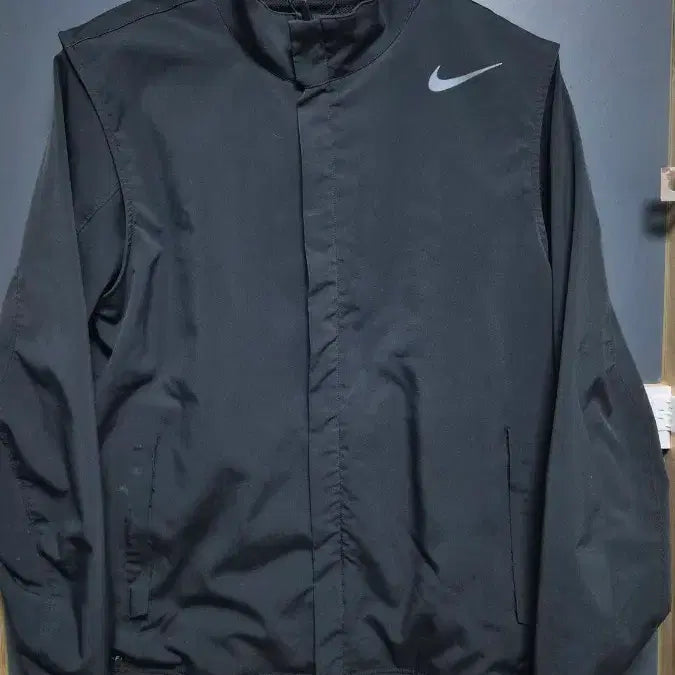 [BUNJANG] Nike Black Windbreaker Jacket (M) / m 나이키 블랙 바람막이 자켓
