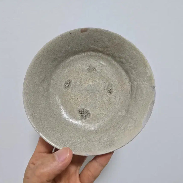 [BUNJANG] Authentic Goryeo Celadon Carved Flower Plate Antique / 진품 고려청자 양각 화문 접시 골동품