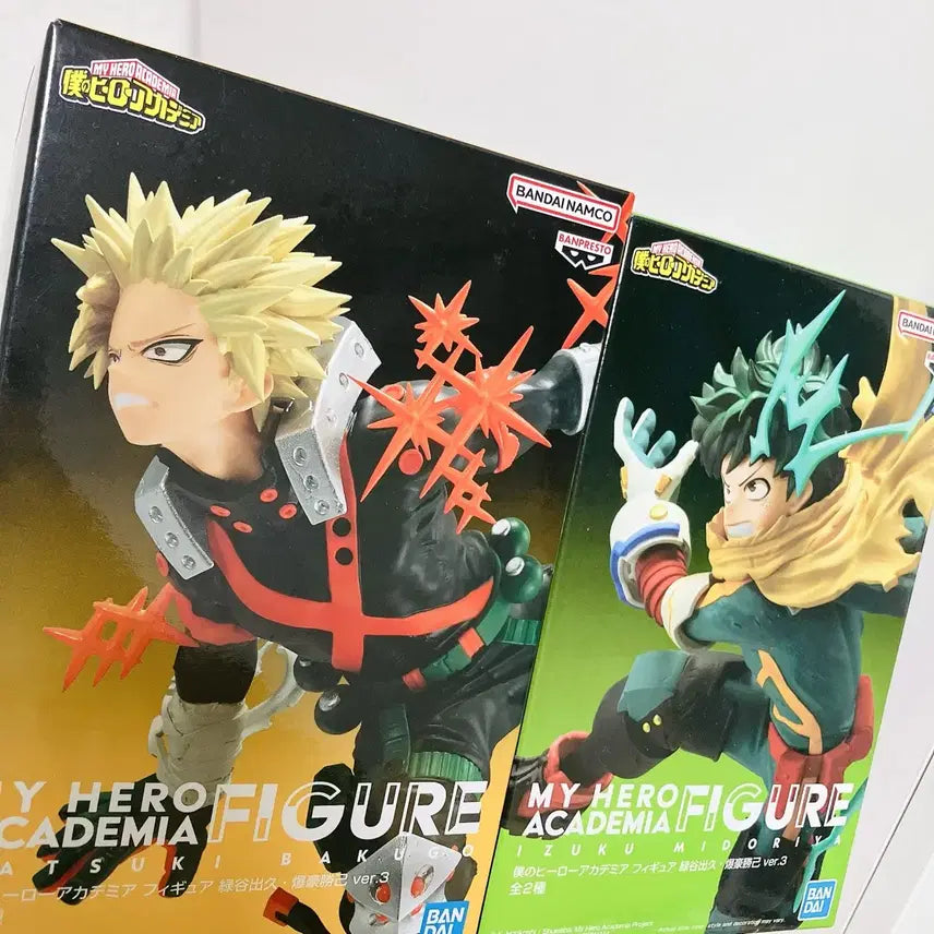 [BUNJANG] Banpresto My Hero Academia Izuku Midoriya Katsuki Bakugo Figure Bundle Set / 반프레스토 히로아카 미도리야 바쿠고 피규어 일괄