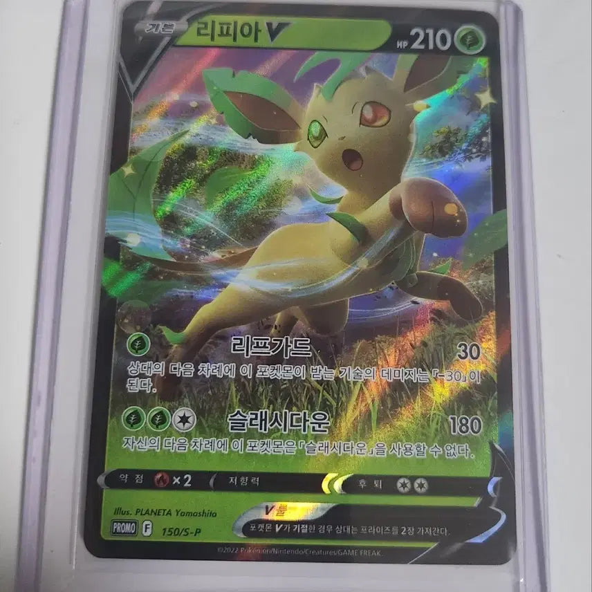 [BUNJANG] Pokemon Card Leafeon V Card / 포켓몬 카드 리피아V 카드