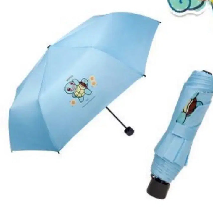 [BUNJANG] Dr.G x Pokémon Squirtle Umbrella &amp; Mesh Bag Bundle Set (Sealed) / 미개봉) 꼬부기 우산+메쉬백+파우치 일괄판매 올리브영 올영 닥터지 크런틴
