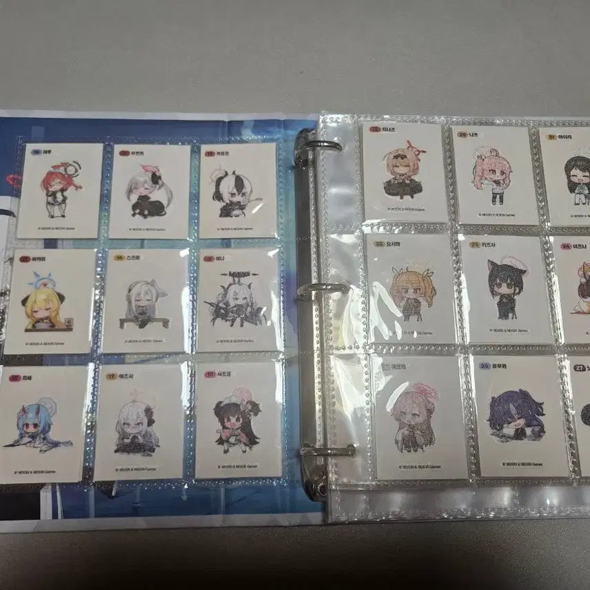 [BUNJANG] Blue Archive GS25 Sticker Collection / 블루아카이브 gs25 띠부띠부씰 1탄 2탄 올컬렉 팝니다