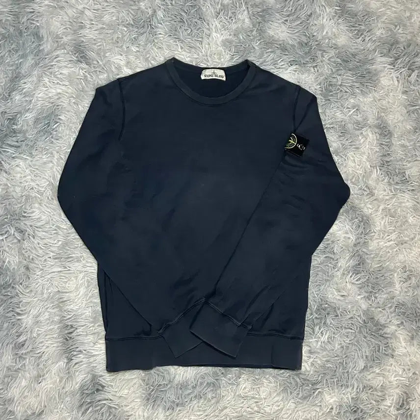 [BUNJANG] Stone Island Long Sleeve Sweatshirt Navy / 스톤아일랜드 맨투맨 네이비