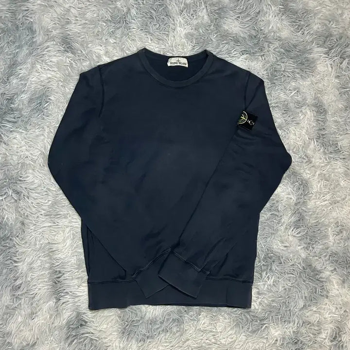 [BUNJANG] Stone Island Long Sleeve Sweatshirt Navy / 스톤아일랜드 맨투맨 네이비