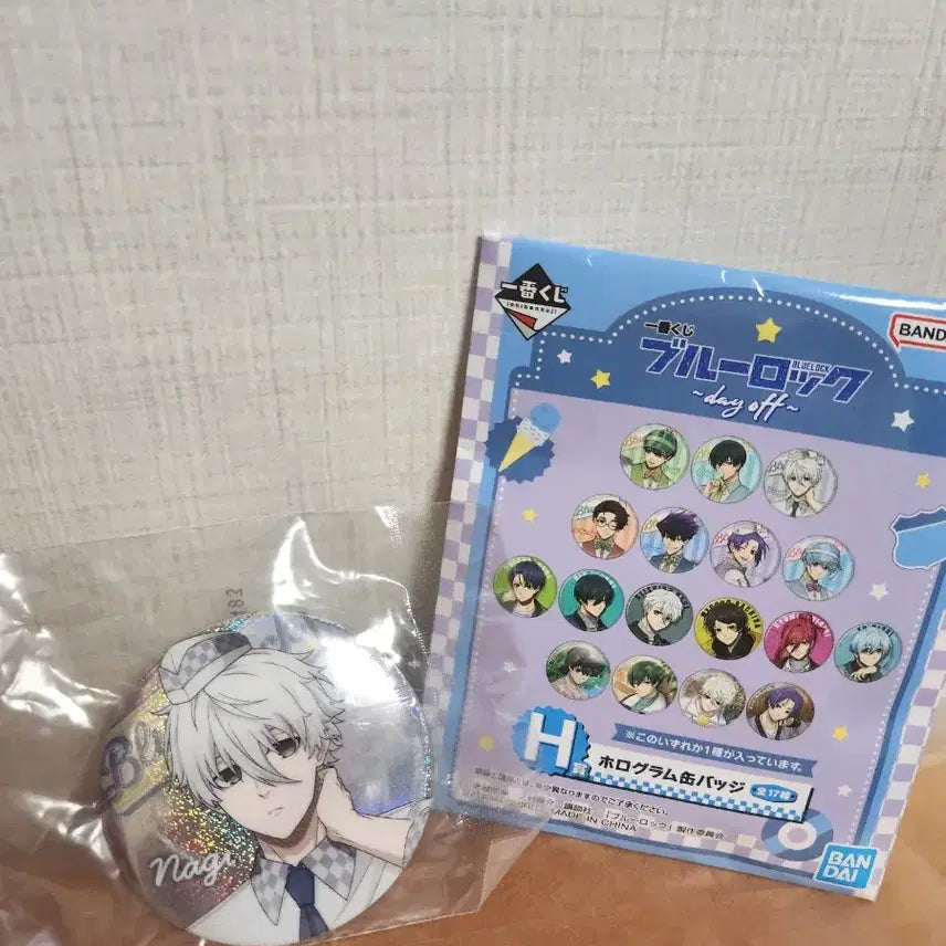 [BUNJANG] Blue Lock Nagi Seishiro &amp; Itoshi Rin Can Badge / 블루록 day off 나기 세이시로 캔뱃지