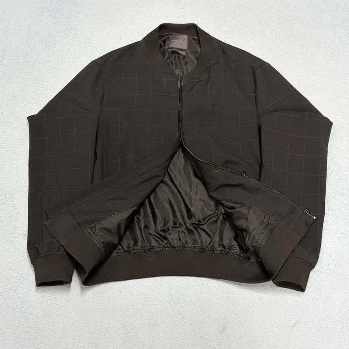 [BUNJANG] Zara Man Checkered Bomber Jacket / 100) 자라 맨 체크 항공점퍼