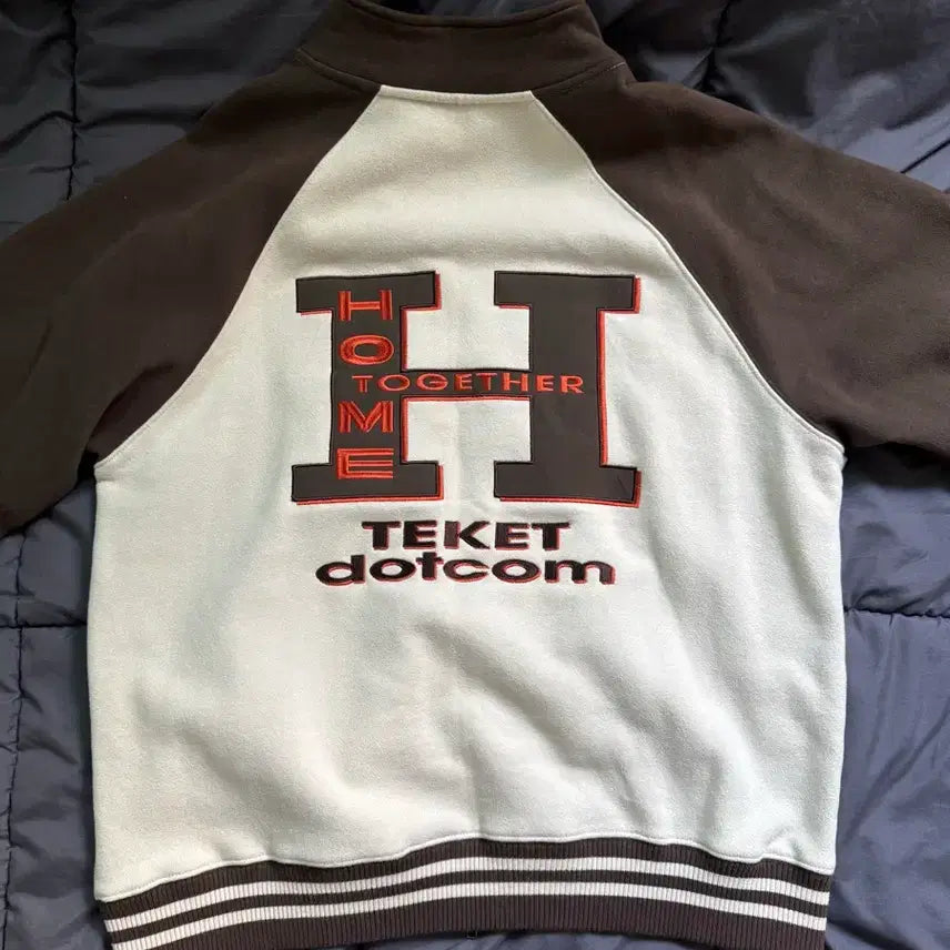 [BUNJANG] Teket H Zip-Up Sweatshirt Beige / Teket H Zip-Up Sweatshirt Beige