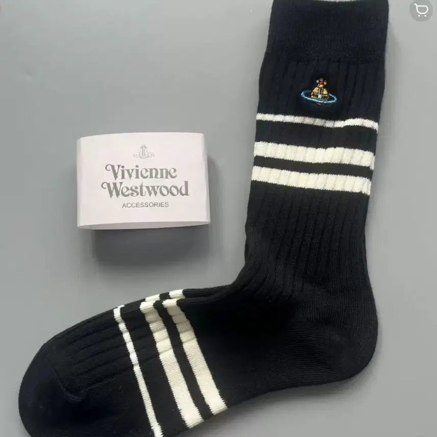 [BUNJANG] Vivienne Westwood Stripe Socks 4-Pair Set / 비비안웨스트우드 스트라이프 양말 4종세트