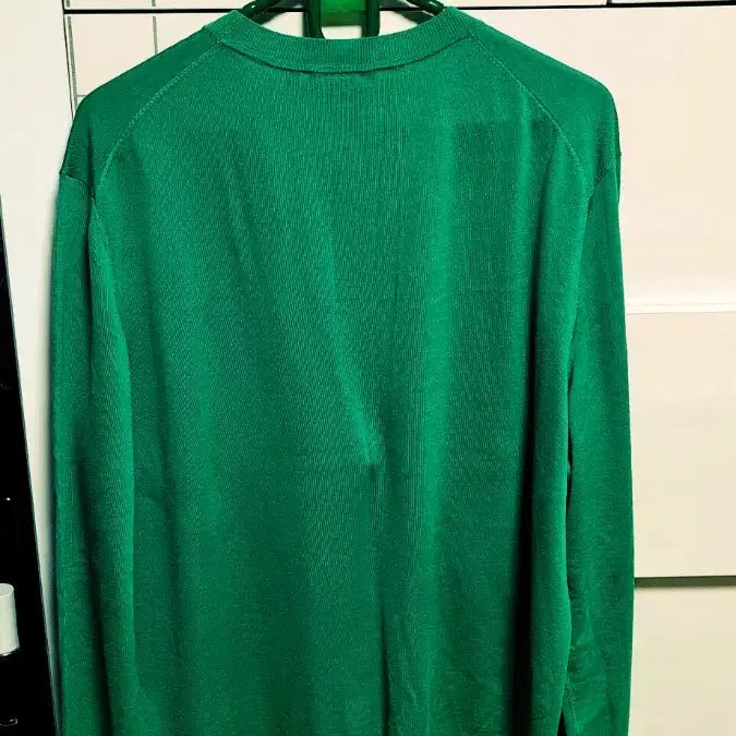 [BUNJANG] Theory Wool Regal Knit Green L / Theory 띠어리 울 리갈 니트 그린