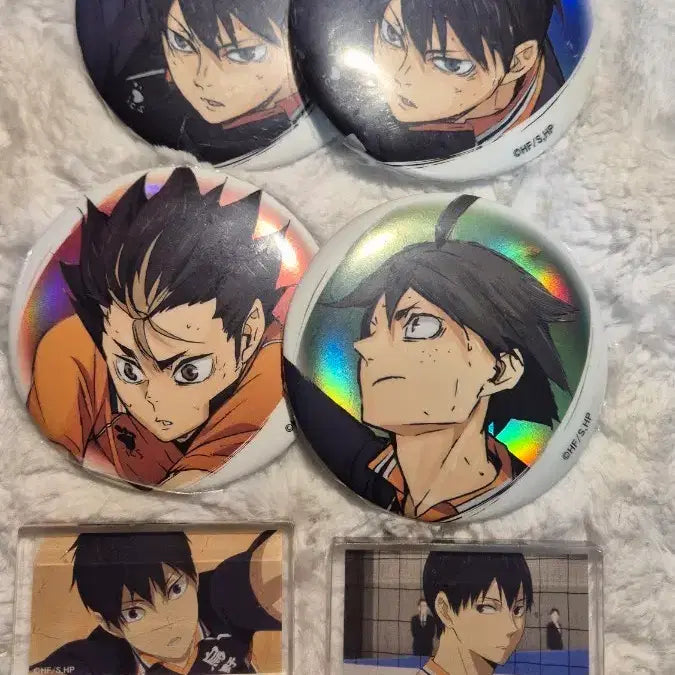 [BUNJANG] Daiso Haikyuu!! Acrylic Block &amp; Big Can Badge Set / 다이소 하이큐 아크릴블럭,빅캔뱃지