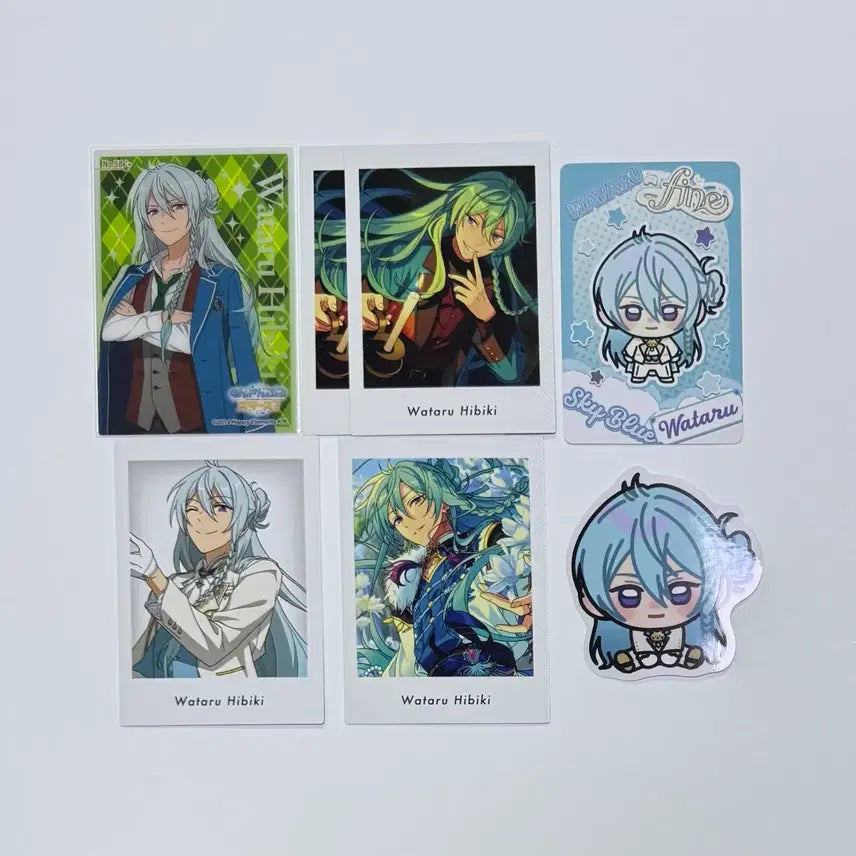 [BUNJANG] Ensemble Stars Wataru Kagenari P-Shot Clear Card Photocard Sticker Bundle Set (10th Anniversary POB) / 앙스타 와타루 파샷츠 클리어카드 와글와글 포카 스티커 10주년 특전