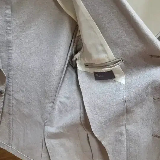 [BUNJANG] Belgravia Nizza Blazer Light Grey Linen Blend / Belgravia Nizza 블레이저