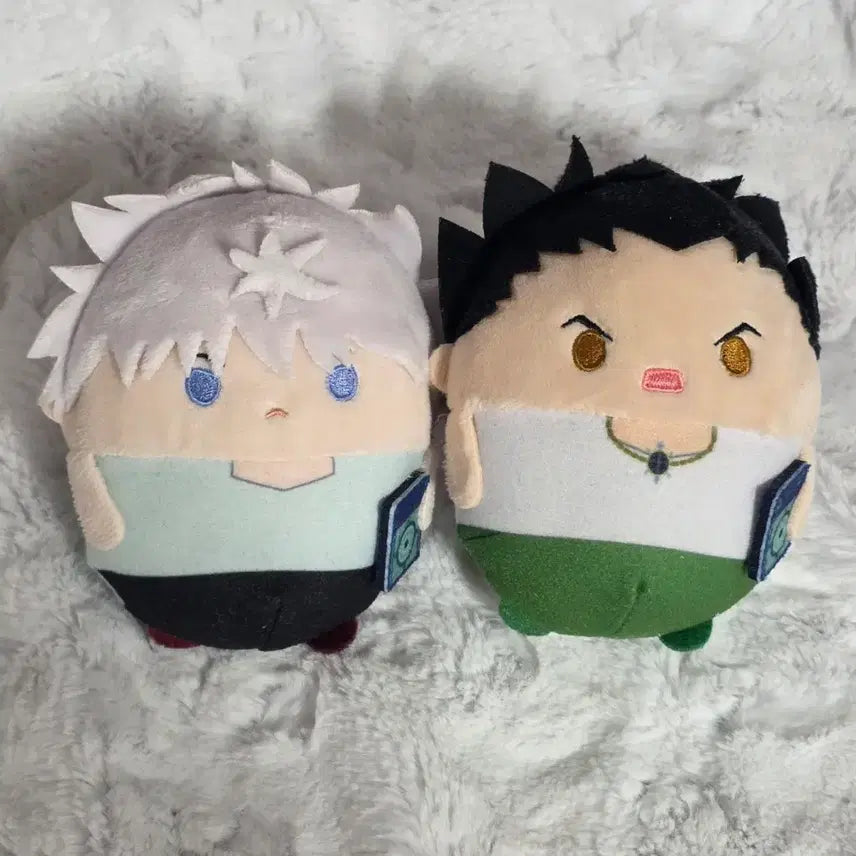 [BUNJANG] Hunter x Hunter Killua &amp; Gon Fuwacoro Rin Doll Bundle Set / 헌터헌터 키르아, 곤 후와코로링 인형 일괄