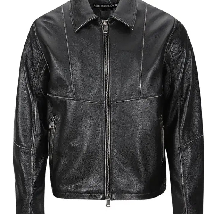 [BUNJANG] Andersson Bell DRESZEN Leather Zip-Up Jacket / 앤더슨벨 DRESZEN LEATHER ZIPUP JACKET