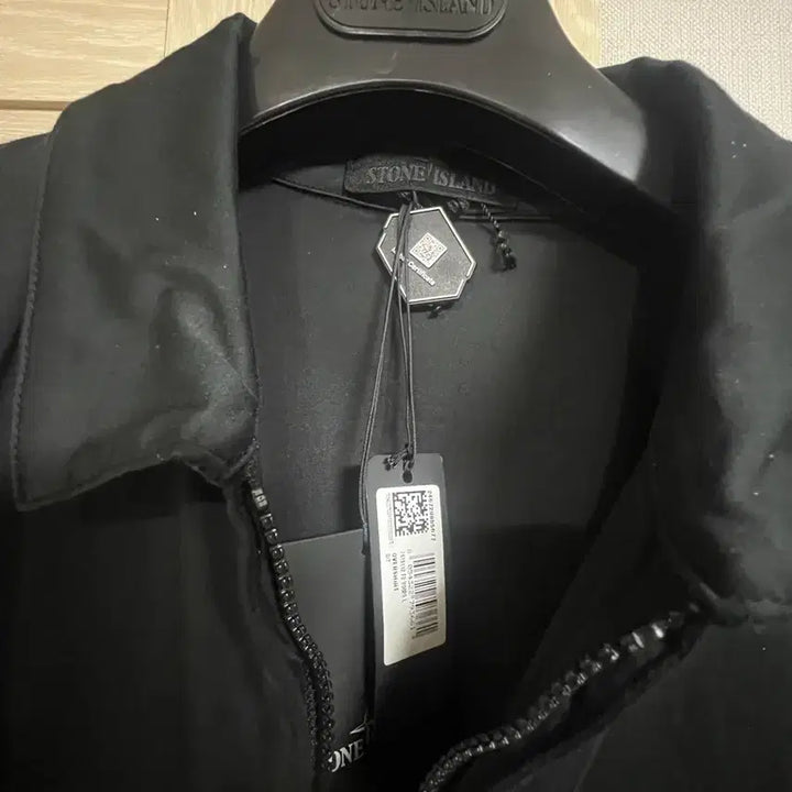 [BUNJANG] Stone Island 112F2 Ghost Piece Stretch Cotton Lyocell Satin Overshirt / 스톤 아일랜드 112F2 고스트 피스 스트레치 코튼 리오셀 사틴 오버셔츠