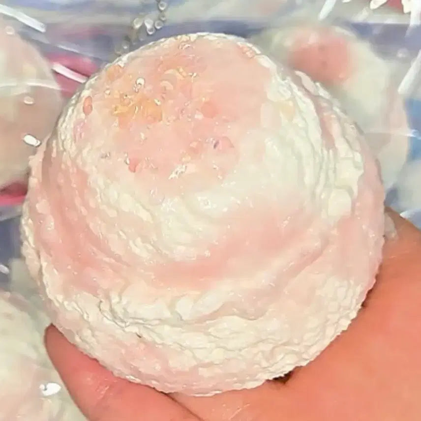 [BUNJANG] Peach Ice Cream Handmade Squishy / 복숭아 아이스크림 수제 말랑이
