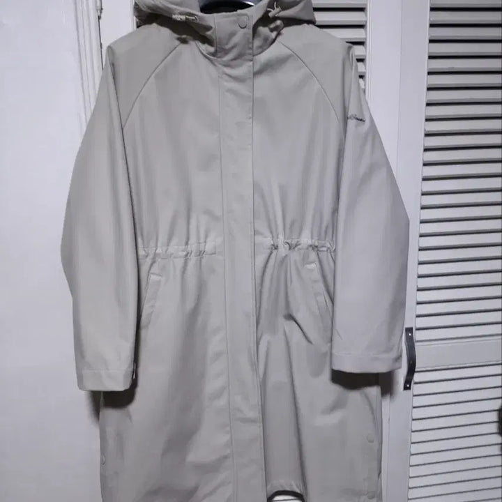 [BUNJANG] Eddie Bauer Waist Banding Lined Hooded Jacket / 에디바우어 허리 밴딩 라인 후드 자켓