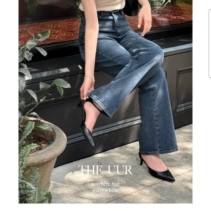 [BUNJANG] UUR Autumn Flared Denim Shorts / 유유알 uur Autumn flared denim 숏 s