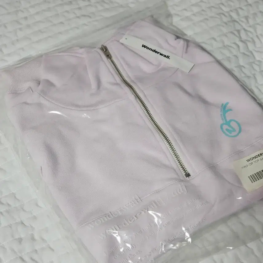 [BUNJANG] ONF Wonderwall HALP Zip-Up Top Lavender FREE Size / [미개봉 새상품] 온앤오프 원더월 반집업 라벤더 FREE