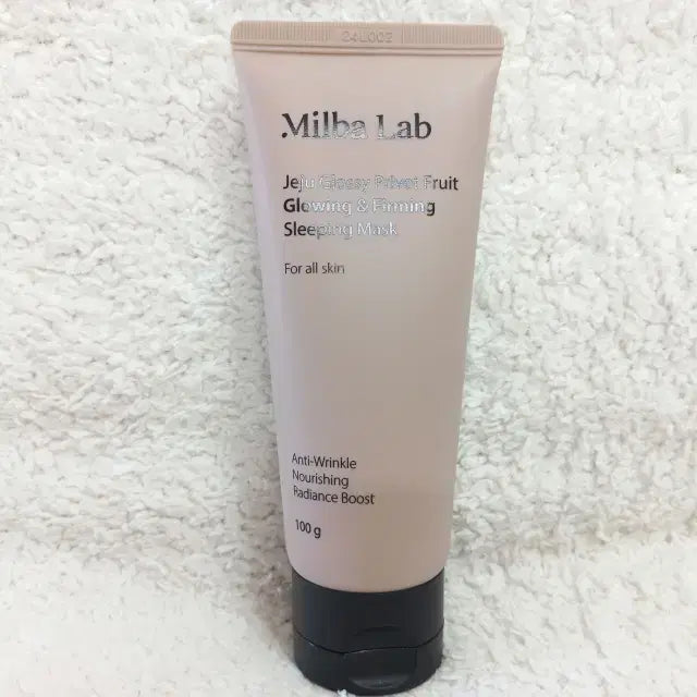 [SOLD OUT] 밀바랩 제주 여정실 윤기 탄력 슬리핑팩 100g
