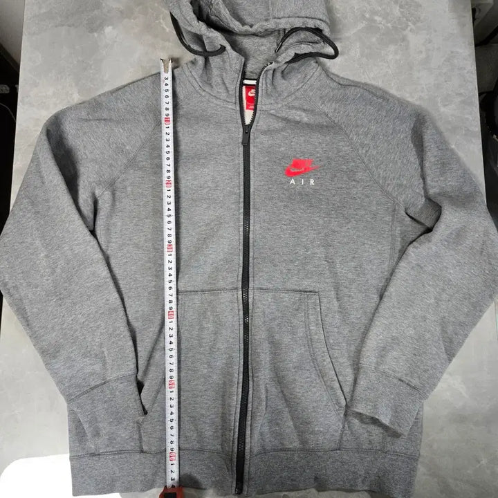 [BUNJANG] Nike Air Grey Hooded Zip-Up Jacket / 나이키 AIR 회색 후드집업