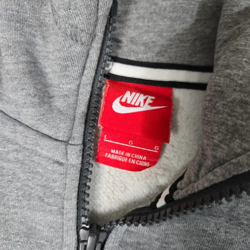 [BUNJANG] Nike Air Grey Hooded Zip-Up Jacket / 나이키 AIR 회색 후드집업