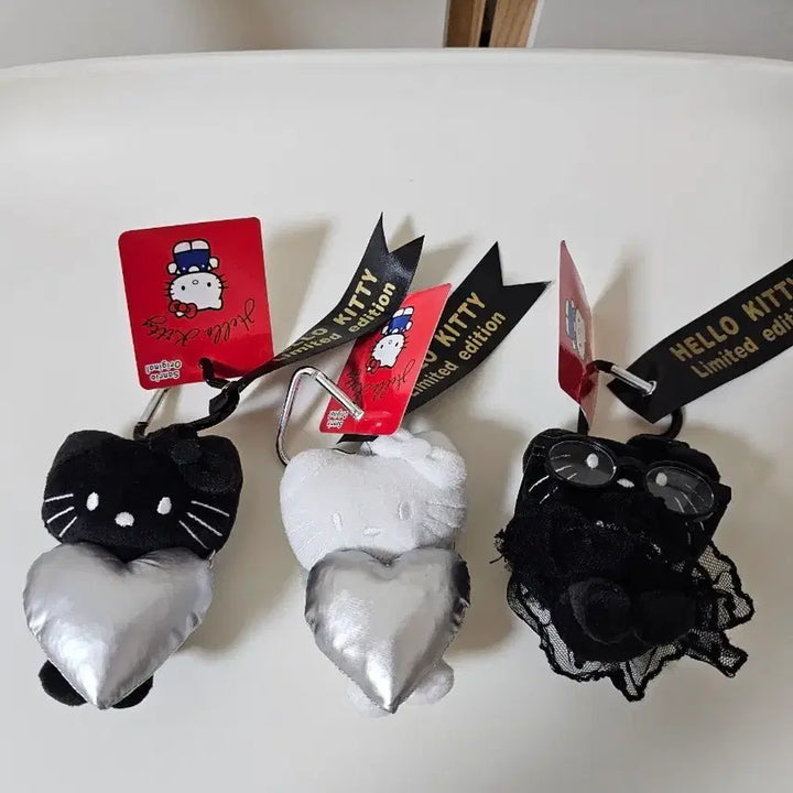 [BUNJANG] Hello Kitty Limited Edition Doll Keychain Set / (일괄3종)헬로키티 리미티드 에디션 인형 키링 세트